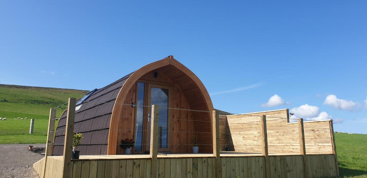 Lilly'S Lodges Orkney Butterfly Lodge Finstown Exterior foto